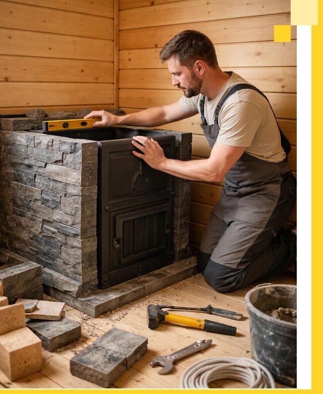 Производство и установка печей для саун под ключ в Новокубанске