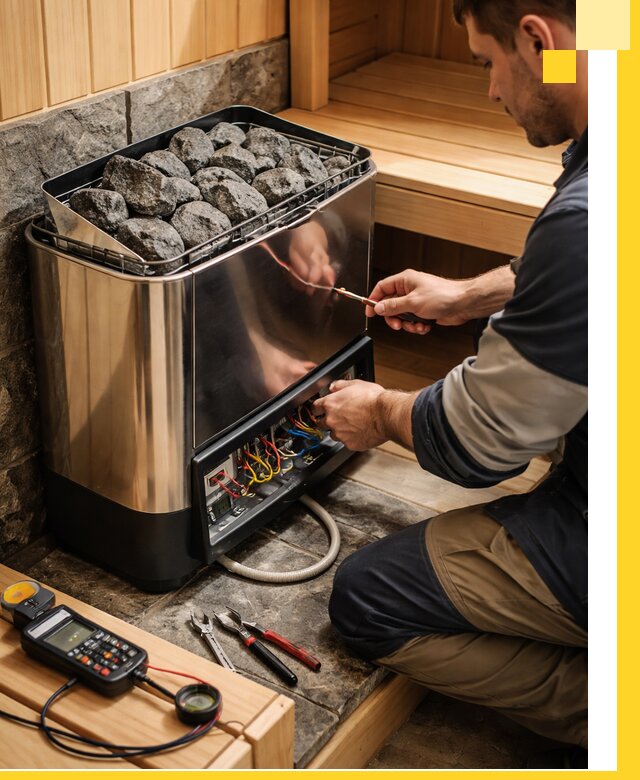 Продажа и установка электрокаменок для саун в Новокубанске