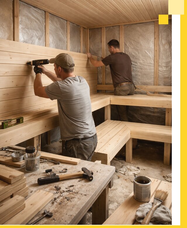 Профессиональная отделка бань и саун под ключ в Новокубанске