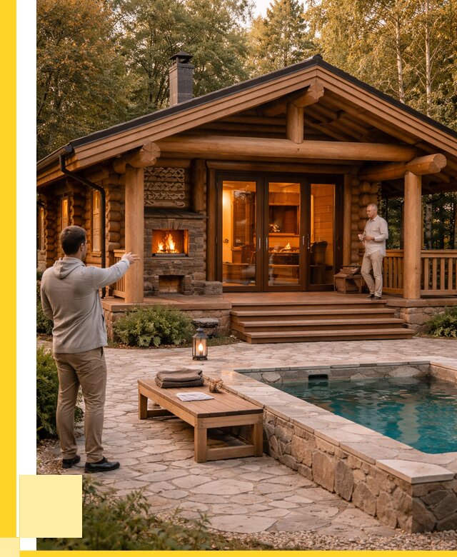 Проекты бань и хамам в Новокубанске от 25995 р. | ЭриданНкб