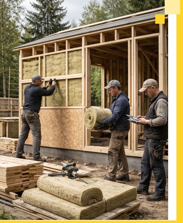 Проектирование и строительство каркасных бань в Новокубанске под ключ