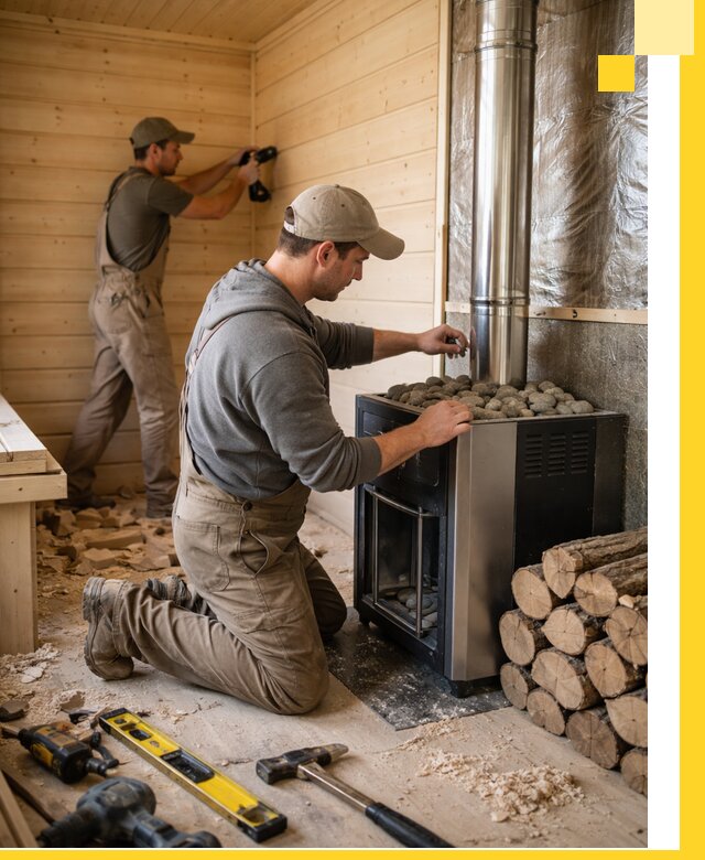 Строительство деревянных бань под ключ в Новокубанске проекты и монтаж