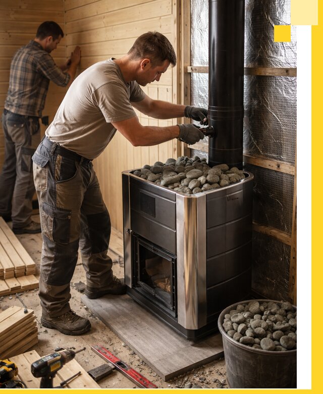 Проектирование и строительство парилок для бани в Новокубанске под ключ