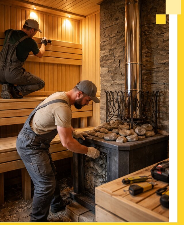 Комплексный дизайн бань, саун и зон отдыха в Новокубанске