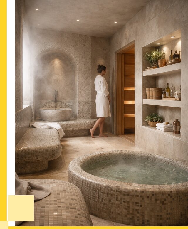 Строительство бани с хамамом в Новокубанске от 779850 р. | ЭриданНкб