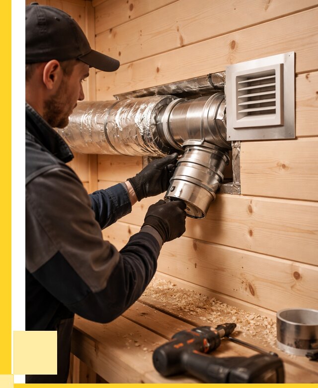 Монтаж вентиляции бани в Новокубанске от 12478 р. | ЭриданНкб