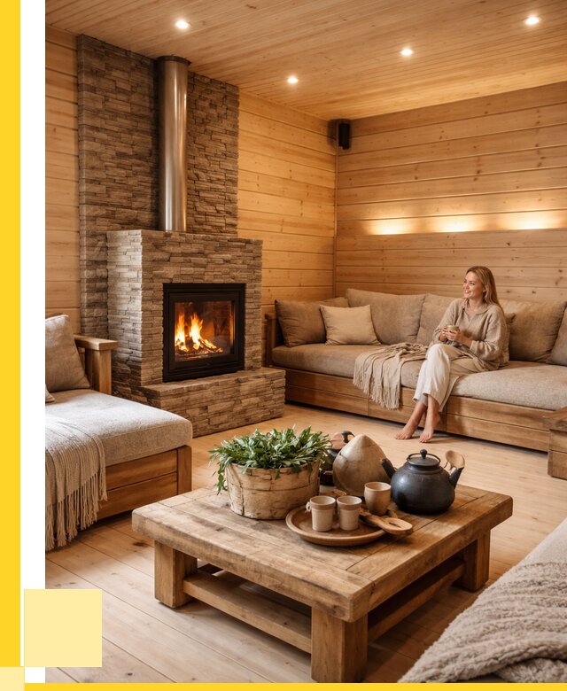 Проект бани с комнатой отдыха в Новокубанске от 36393 р. | ЭриданНкб