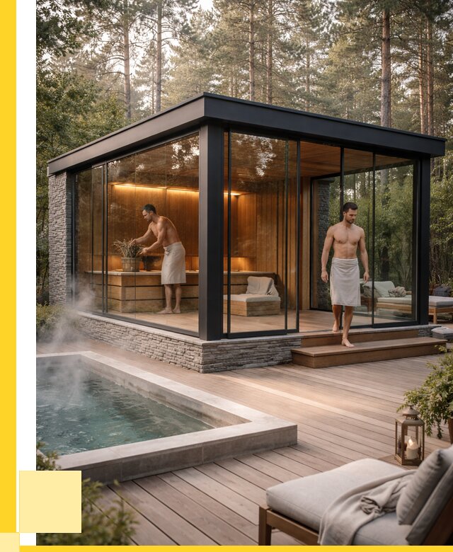 Стеклянные бани и двери в Новокубанске от 467910 р. | ЭриданНкб