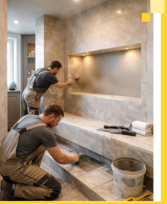 Профессиональное строительство хамама в квартире в Новокубанске