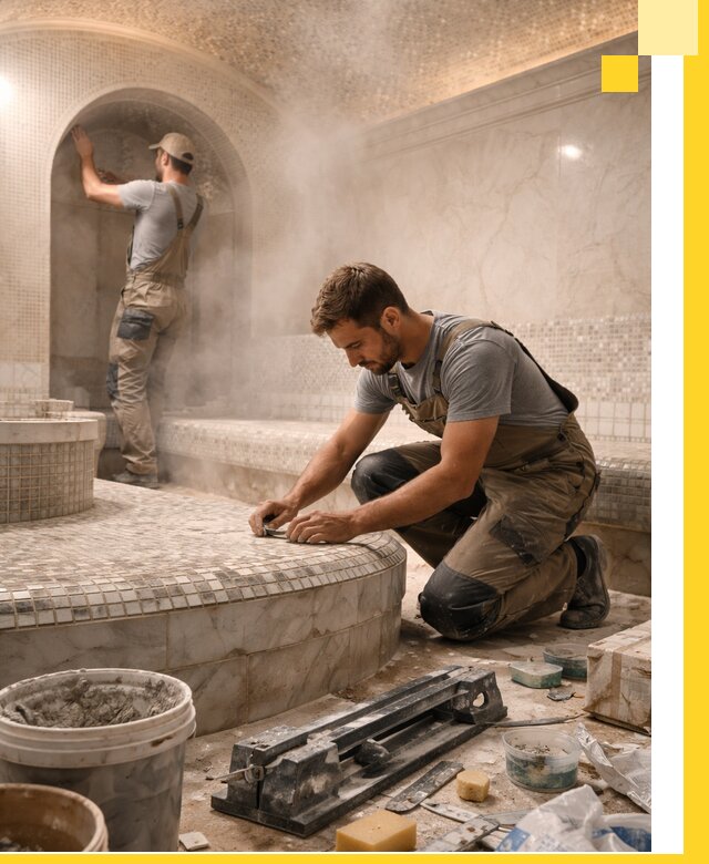 Профессиональный дизайн хамама и SPA под ключ в Новокубанске