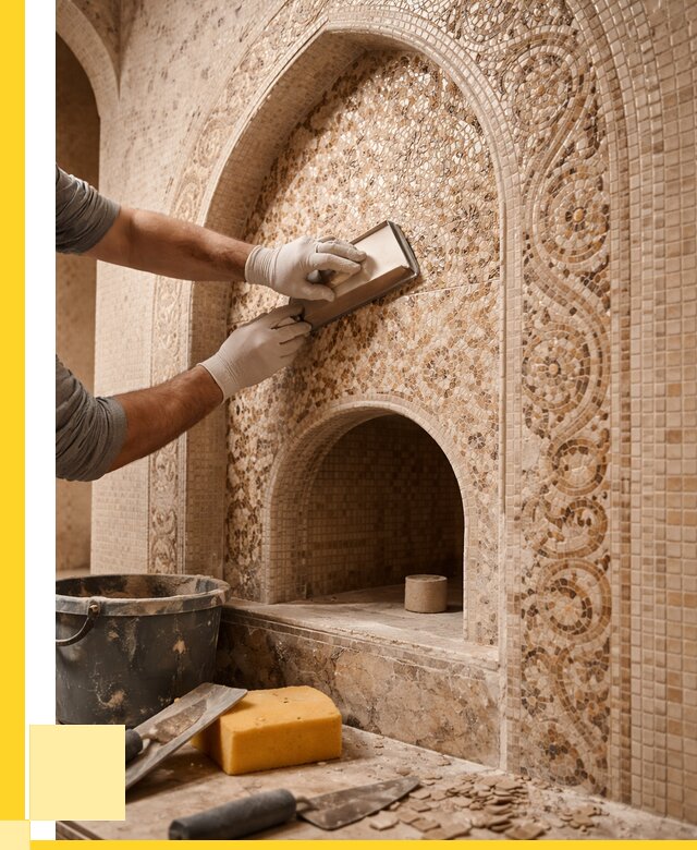 Мозаика для хамама в Новокубанске под ключ от 5199 р. | ЭриданНкб