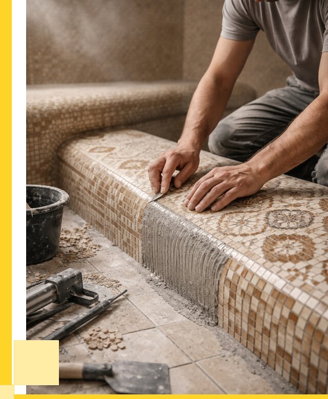 Плитка для хамама под ключ в Новокубанске от 3639 р. | ЭриданНкб