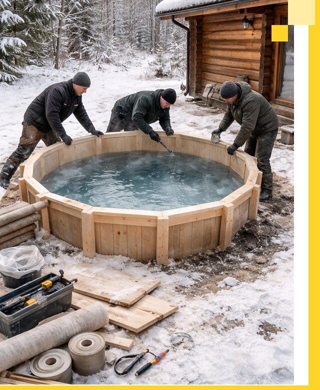 Изготовление и установка ледяных купелей под ключ в Новокубанске